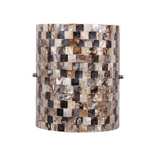 Load image into Gallery viewer, RADIANCE goods 1 Light Mosaic Seashell Wall Sconce 8.3&quot; Wide
