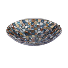 Load image into Gallery viewer, RADIANCE goods Mosaic-Style 2 Light Seashell Flush-Mount Ceiling Fixture 12&quot; Wide
