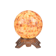 Load image into Gallery viewer, RADIANCE goods Mosaic Seashell 1 Light Accent Lamp 8&quot; Wide
