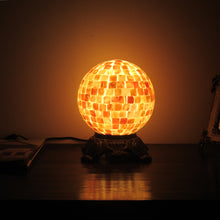 Load image into Gallery viewer, RADIANCE goods Mosaic Seashell 1 Light Accent Lamp 8&quot; Wide
