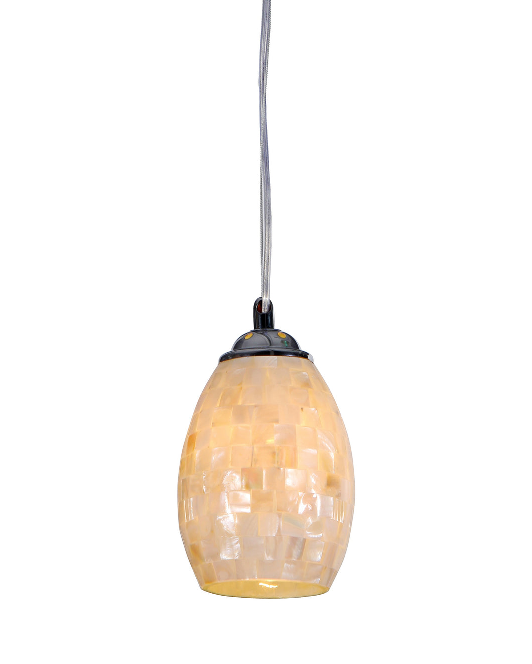 RADIANCE goods Mosaic 1 Light Seashell Ceiling Pendant 5