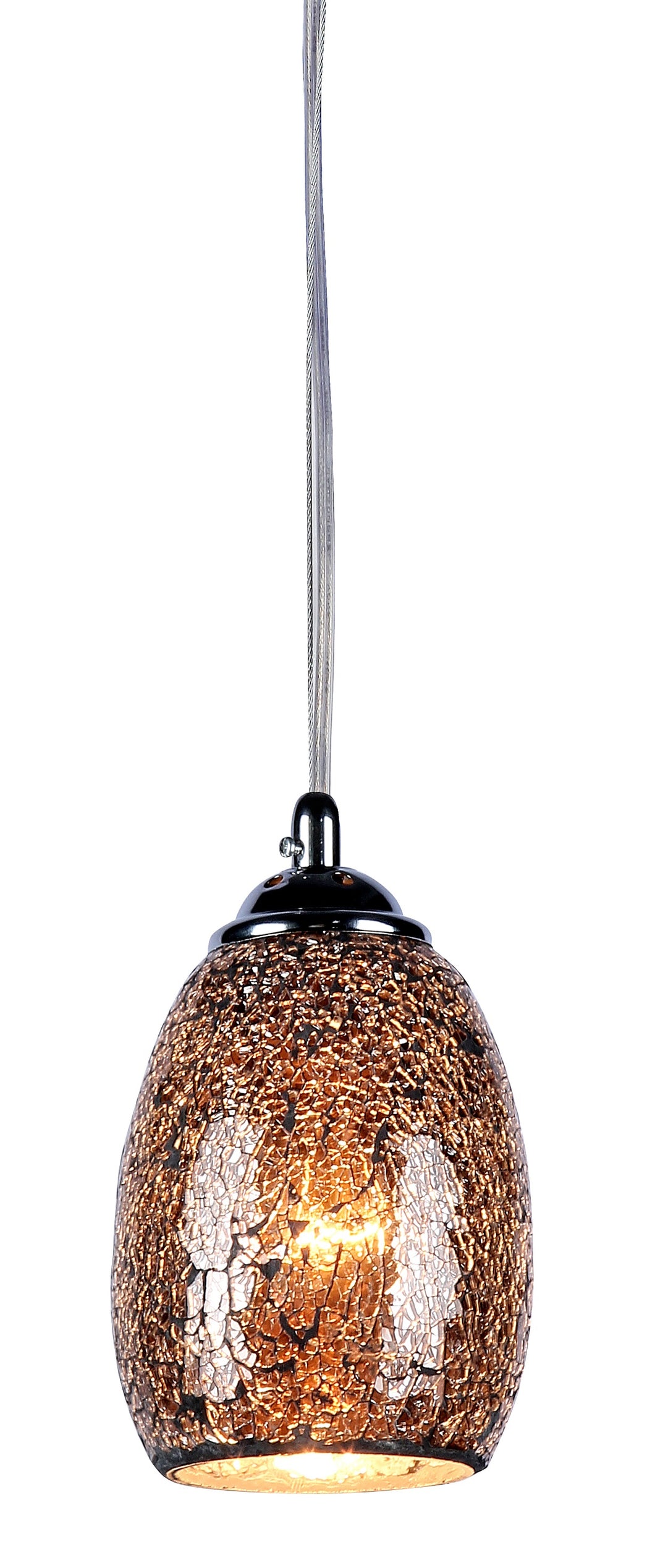 RADIANCE goods Mosaic 1 Light Seashell Ceiling Pendant 4.8