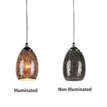 Load image into Gallery viewer, RADIANCE goods Mosaic 1 Light Seashell Ceiling Pendant 4.8&quot; Wide
