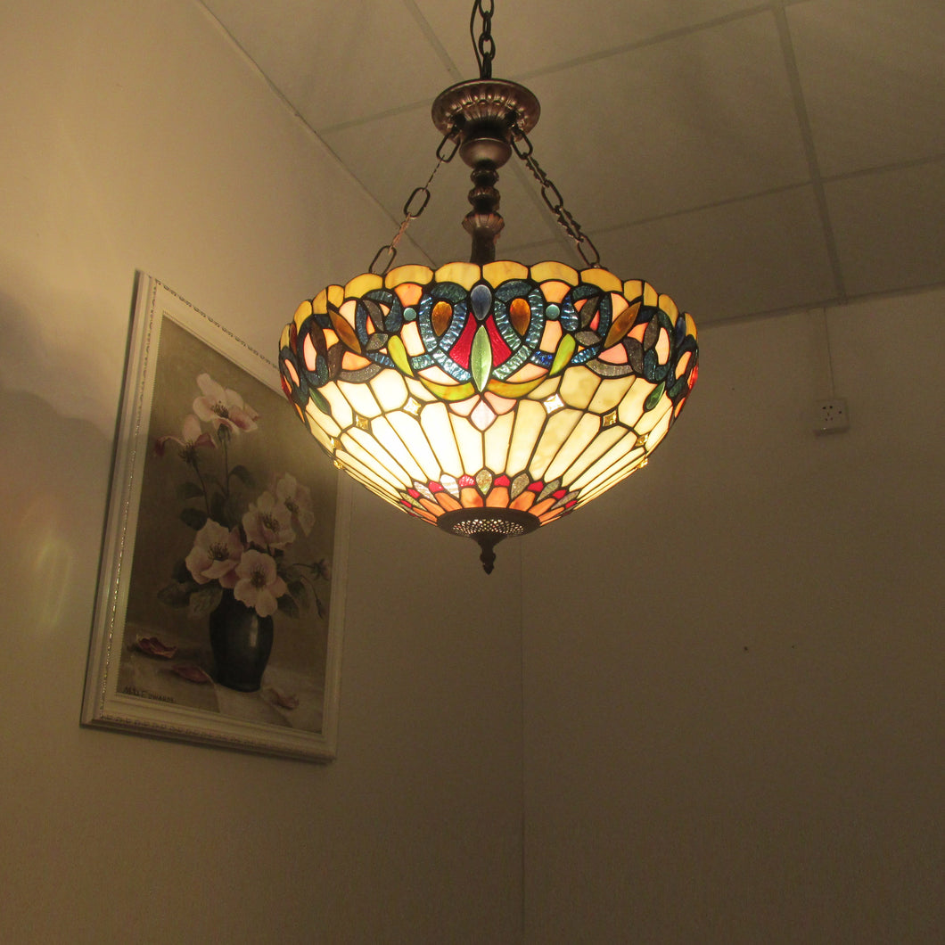 RADIANCE goods Victorian-Style 3 Light Inverted Ceiling Pendant 18