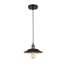 Load image into Gallery viewer, RADIANCE goods Industrial 1 Light Rubbed Bronze Ceiling Pendant 10&quot; Wide
