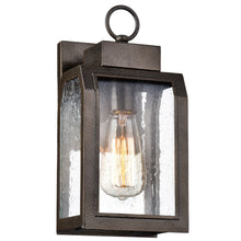 Load image into Gallery viewer, RADIANCE goods 1 Light Antique Gold Outdoor Wall Sconce 12&quot; Tall
