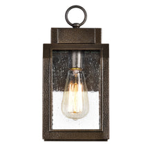 Load image into Gallery viewer, RADIANCE goods 1 Light Antique Gold Outdoor Wall Sconce 12&quot; Tall
