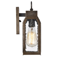 Load image into Gallery viewer, RADIANCE goods 1 Light Antique Gold Outdoor Wall Sconce 12&quot; Tall
