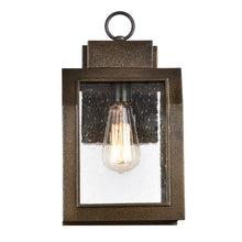 Load image into Gallery viewer, RADIANCE goods 1 Light Antique Gold Outdoor Wall Sconce 14&quot; Tall
