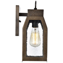 Load image into Gallery viewer, RADIANCE goods 1 Light Antique Gold Outdoor Wall Sconce 14&quot; Tall
