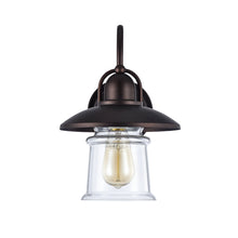 Load image into Gallery viewer, RADIANCE goods 1 Light Oil Rubbed Bronze Wall Sconce 9&quot; Wide
