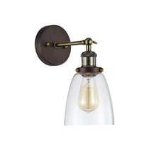 Load image into Gallery viewer, RADIANCE goods 1 Light Oil Rubbed Bronze Wall Sconce 6&quot; Wide
