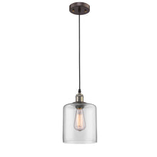 Load image into Gallery viewer, RADIANCE goods Industrial 1 Light Rubbed Bronze Ceiling Pendant 7&quot; Wide
