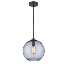 Load image into Gallery viewer, RADIANCE goods Industrial 1 Light Rubbed Bronze Ceiling Pendant 10&quot; Wide
