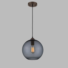 Load image into Gallery viewer, RADIANCE goods Industrial 1 Light Rubbed Bronze Ceiling Pendant 10&quot; Wide

