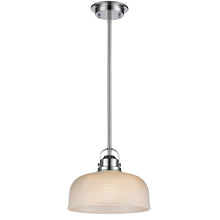 Load image into Gallery viewer, RADIANCE goods Industrial 1 Light Chrome Finish Ceiling Pendant 11&quot; Wide
