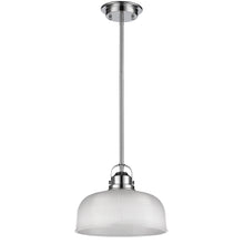 Load image into Gallery viewer, RADIANCE goods Industrial 1 Light Chrome Finish Ceiling Pendant 11&quot; Wide
