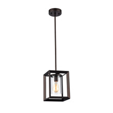 Load image into Gallery viewer, RADIANCE goods Industrial 1 Light Rubbed Bronze Ceiling Pendant 7&quot; Wide

