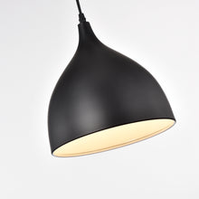 Load image into Gallery viewer, RADIANCE goods Industrial 1 Light Textured Black Ceiling Pendant 10&quot; Wide
