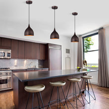 Load image into Gallery viewer, RADIANCE goods Industrial 1 Light Oil Rubbed Bronze Ceiling Pendant 7&quot; Wide
