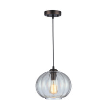 Load image into Gallery viewer, RADIANCE goods Industrial 1 Light Rubbed Bronze Ceiling Pendant 10&quot; Wide
