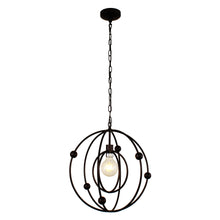 Load image into Gallery viewer, RADIANCE goods Farmhouse 1 Light Oil Rubbed Bronze Ceiling Pendant 18&quot; Wide
