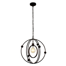 Load image into Gallery viewer, RADIANCE goods Farmhouse 1 Light Oil Rubbed Bronze Ceiling Pendant 18&quot; Wide
