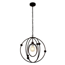 Load image into Gallery viewer, RADIANCE goods Farmhouse 1 Light Oil Rubbed Bronze Ceiling Pendant 18&quot; Wide
