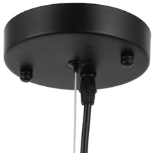 Load image into Gallery viewer, RADIANCE goods Contemporary 3 Light Black/Silver Ceiling Pendant 16&quot; Wide
