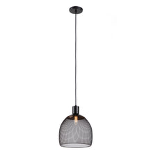 Load image into Gallery viewer, RADIANCE goods Industrial 1 Light Textured Black Mini Ceiling Pendant 11.5&quot; Wide
