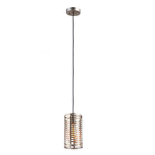 Load image into Gallery viewer, RADIANCE goods Industrial 1 Light Antique Silver Mini Ceiling Pendant 5.5&quot; Wide
