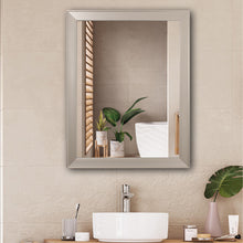 Load image into Gallery viewer, RADIANCE goods Silver Finish Rectangular Framed Wall Mirror 36&quot;
