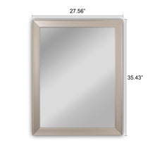 Load image into Gallery viewer, RADIANCE goods Silver Finish Rectangular Framed Wall Mirror 36&quot;
