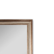 Load image into Gallery viewer, RADIANCE goods Textured Brass Rectangular Framed Wall Mirror 33&quot;
