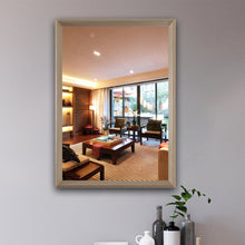 Load image into Gallery viewer, RADIANCE goods Golden Oak Finish Framed Wall Mirror 28&quot;
