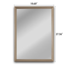 Load image into Gallery viewer, RADIANCE goods Golden Oak Finish Framed Wall Mirror 28&quot;
