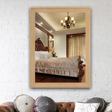 Load image into Gallery viewer, RADIANCE goods Golden Finish Framed Wall Mirror 32&quot;
