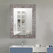 Load image into Gallery viewer, RADIANCE goods Vertical/Horizontal Seashell Rectangle Framed Wall Mirror 32&quot;
