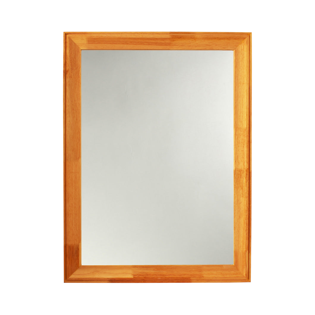 RADIANCE goods Maple Finish Rectangular Framed Wall Mirror 32