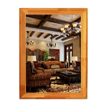 Load image into Gallery viewer, RADIANCE goods Maple Finish Rectangular Framed Wall Mirror 32&quot;
