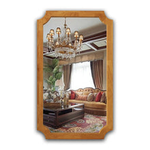 Load image into Gallery viewer, RADIANCE goods Maple Finish Rectangular Framed Wall Mirror 33&quot;
