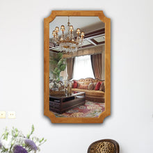 Load image into Gallery viewer, RADIANCE goods Maple Finish Rectangular Framed Wall Mirror 33&quot;
