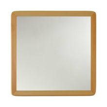 Load image into Gallery viewer, RADIANCE goods Maple Finish Square Framed Wall Mirror 21&quot;
