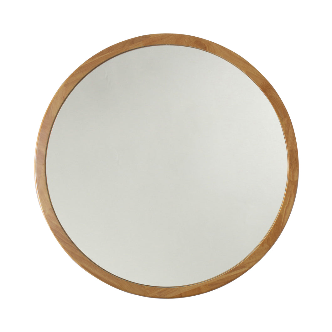 RADIANCE goods Maple Finish Framed Wall Mirror 32