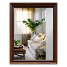 Load image into Gallery viewer, RADIANCE goods Wood Black/Golden Finish Rectangle Framed Wall Mirror 35&quot;
