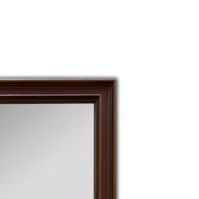 Load image into Gallery viewer, RADIANCE goods Wood Black/Golden Finish Rectangle Framed Wall Mirror 35&quot;
