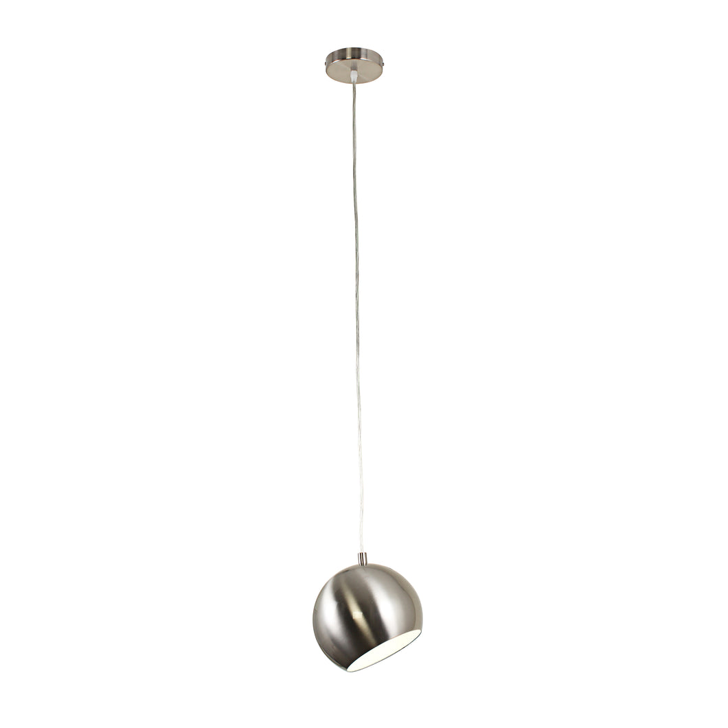 RADIANCE goods Contemporary 1 Light Brushed Nickel Ceiling Pendant 8