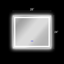 Load image into Gallery viewer, RADIANCE goods BackLit LED Mirror 6000K Daylight White 28&quot;
