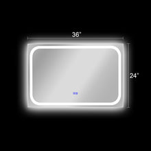 Load image into Gallery viewer, RADIANCE goods BackLit LED Mirror 6000K Daylight White 36&quot;
