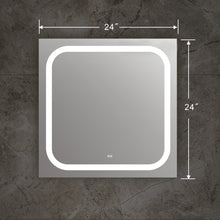 Load image into Gallery viewer, RADIANCE goods Embedded LED Mirror 4000K Warm White 24&quot;
